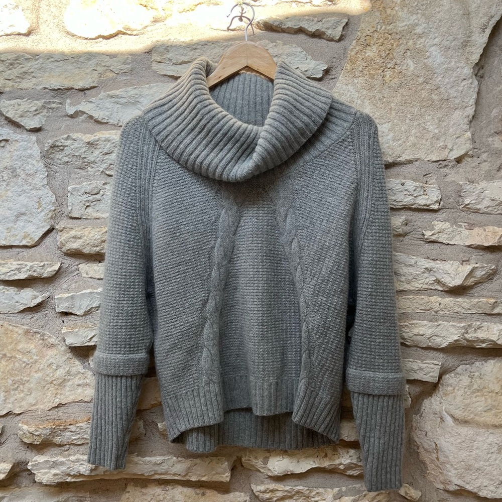 Massimo Dutti Angora Wool Knit Sweater Size S